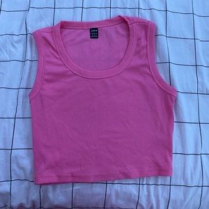 Pink crop top